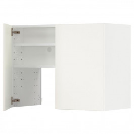 IKEA METOD Шафа-витяжка з полицею/дверцями, білий/Veddinge білий, 80x60 см (995.044.26)