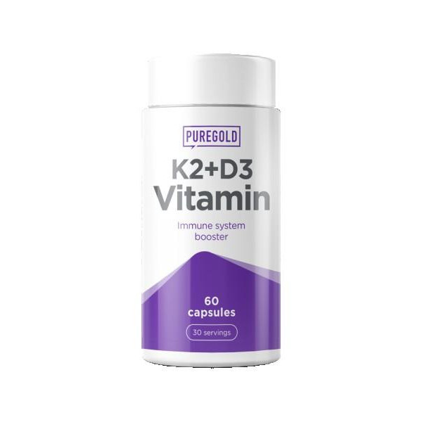 Pure Gold Protein Protein Vitamin K2 + D3 60 капс - зображення 1