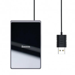 Baseus Wireless Charger Card Ultra Thin 15W Black (WX01B-01)