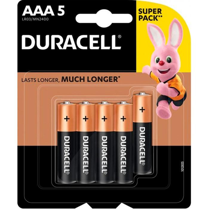 Duracell AAA bat Alkaline 5шт Basic 5005961 - зображення 1