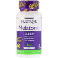 Natrol Melatonin, Time Release, 5 mg, 100 Tablets (NTL-04837)