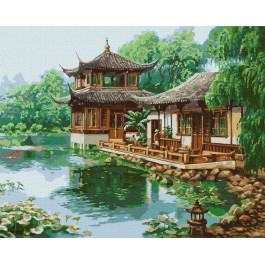 Ідейка Картина по номерам - Китайский домик ©Сергей Лобач (KHO2881)