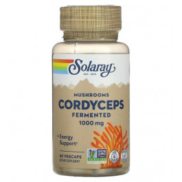   Solaray Mushrooms Cordyceps Fermented 1000 mg VegCap (60 капс)