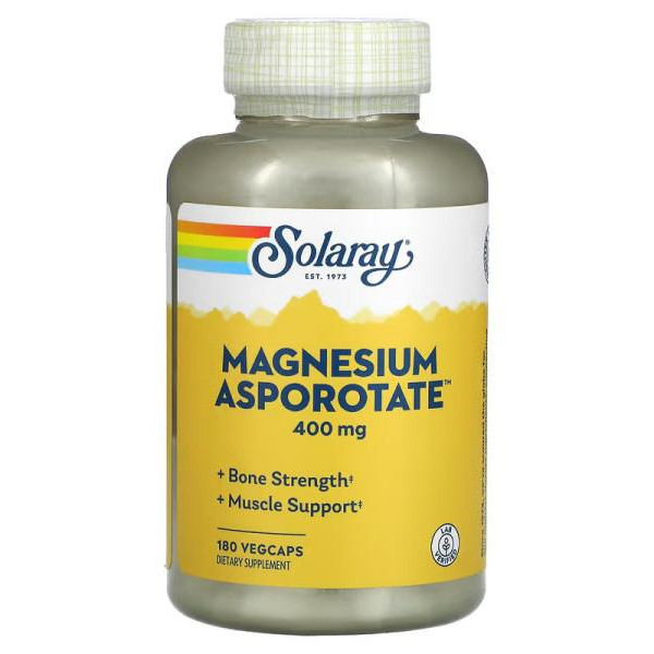 Solaray Magnesium Asporotate 400 mg Veg Caps (180 капс) - зображення 1