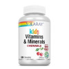 Solaray Kids Vitamins & Minerals 120 табл - Вишня - зображення 1