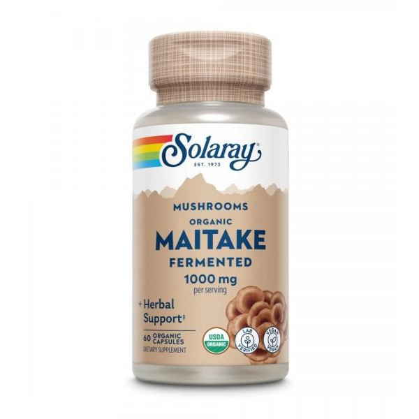 Solaray Maitake Fermented 1000 mg (100 капс) - зображення 1