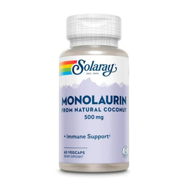 Solaray Monolaurin 500 mg Veg Caps (60 капс) - зображення 1