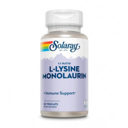 Solaray L-Lysine Monolaurin 1:1 Ratio 500 mg Veg Caps (60 капс)