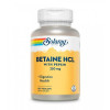 Solaray Betaine HCl with Pepsin 250 mg Veg Caps (180 капс) - зображення 1