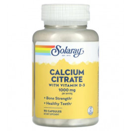 Solaray Calcium Citrate with Vitamin D-3 1000 mg (90 капс)