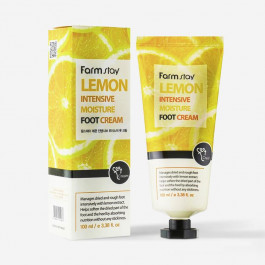 FarmStay Кем для ніг зволожувальний з лимоном  Lemon Intensive Moisture Foot Cream 100мл
