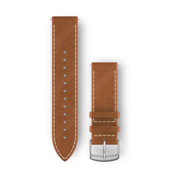 Garmin Ремінець для  Vivomove HR Italian Tan Leather One-Size Band (010-12691-0A) - зображення 1