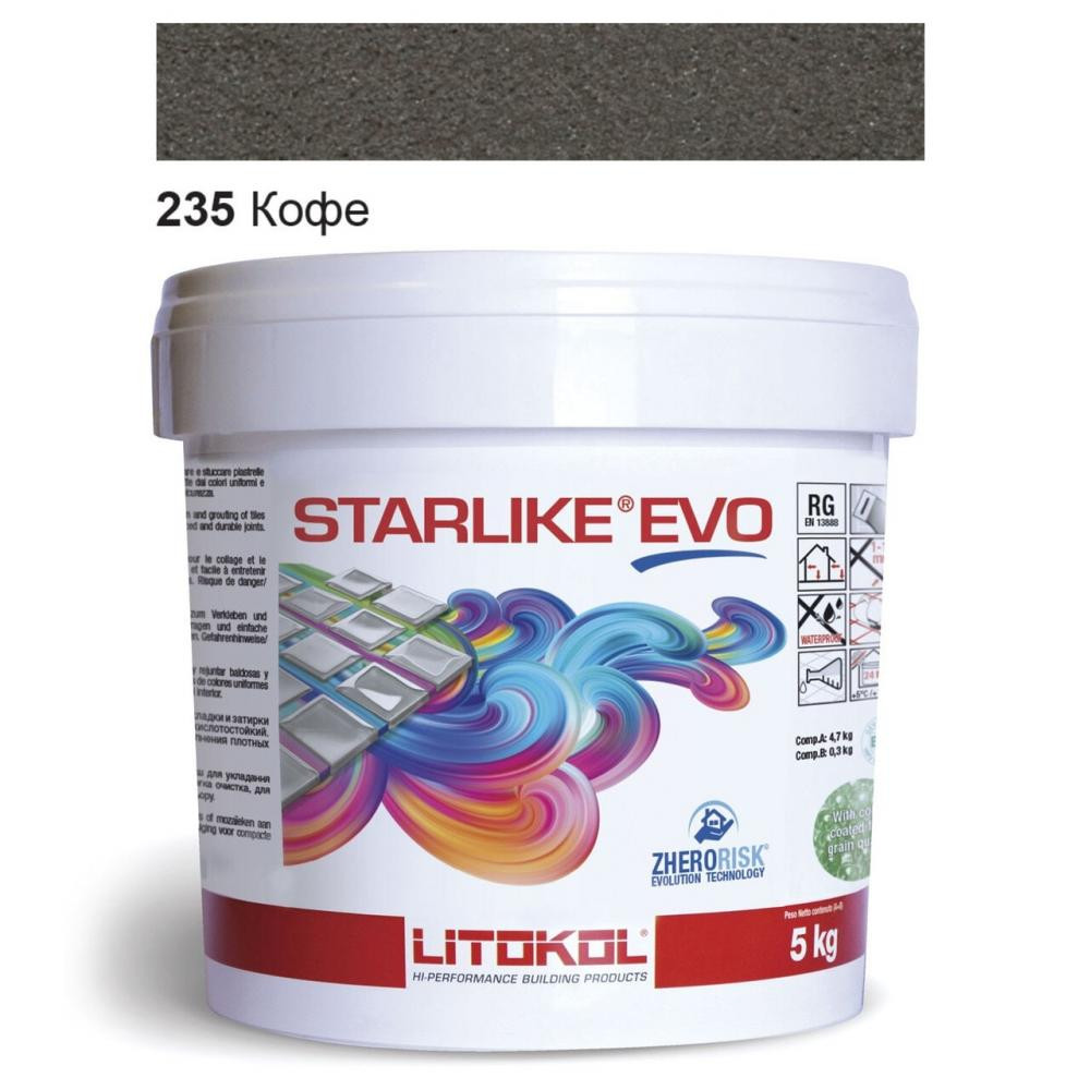 LITOKOL Starlike Evo 235 кофе 5 кг - зображення 1