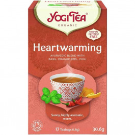 Yogi Tea Чай трав'яний  Heartwarming органічний 30.6 г (17 шт. х 1.8 г) (4012824401723)