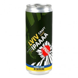 Правда Пиво Lviv IPA cвітле нефільтроване з/б, 0,33 л (4820282170125)