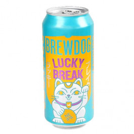 BrewDog Пиво  Lucky Break світле нефільтроване з/б, 0,44 л (5056025476424)