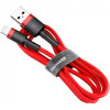 Baseus cafule Cable USB For lightning 2.4A 1M Red+Red (CALKLF-B09) - зображення 5