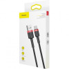 Baseus cafule Cable USB For Type-C 2A 3m Red+Black (CATKLF-U91) - зображення 4