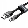 Baseus Cafule Cable USB For Micro 2.4A 0.5M Gray+Black (CAMKLF-AG1) - зображення 3