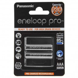 Panasonic AAA 930mAh NiMh 2шт Eneloop Pro (BK-4HCDE/2BE)