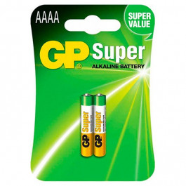 GP Batteries AAAA bat Alkaline 2шт Super (GP25A-2U2)