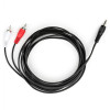 Vinga Jack 3.5mm M to 2xRCA 3m (VCPDCJ35MRCA23BK) - зображення 1