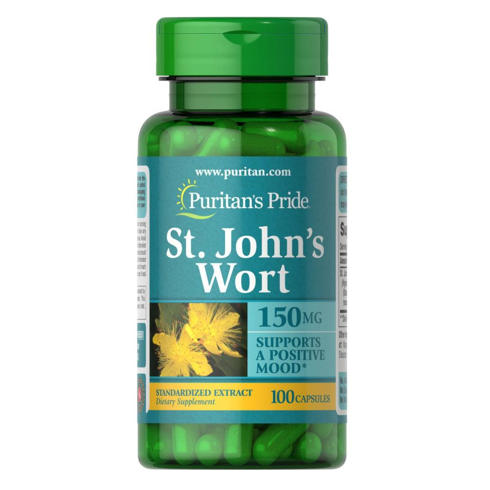 Puritan's Pride St. John's Wort 150 mg (100 капс) - зображення 1