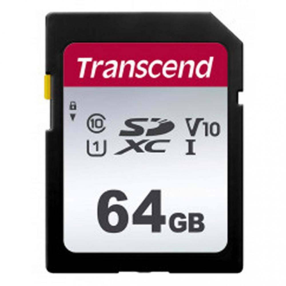 Transcend 64 GB SDXC UHS-I U3 300S TS64GSDC300S - зображення 1