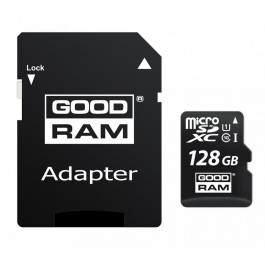 GOODRAM 128 GB microSDXC class 10 UHS-I + SD Adapter M1AA-1280R12