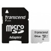 Transcend 64 GB microSDXC UHS-I 300S + SD Adapter TS64GUSD300S-A - зображення 1