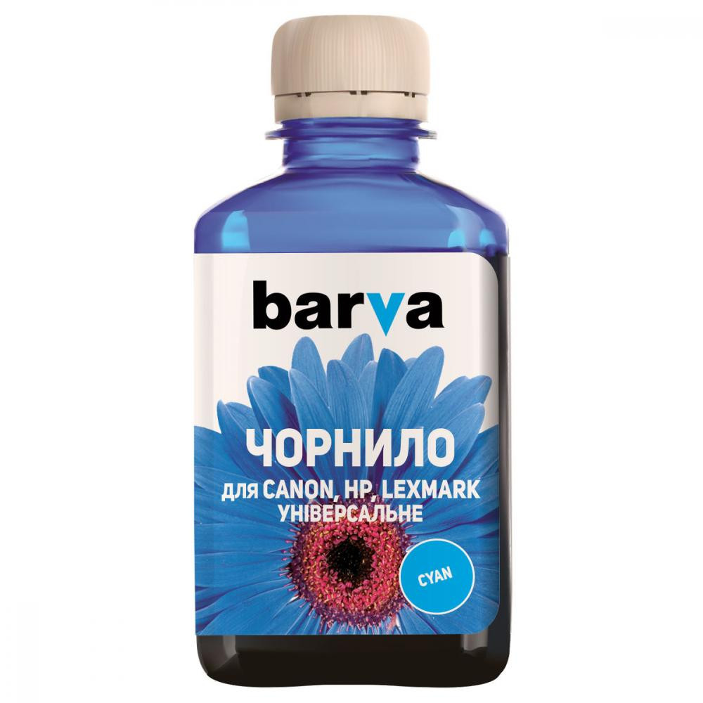 Barva Canon/HP/Lexmark Универсальные №4 Cyan 180г (CU4-476) I-BAR-CU4-180-C - зображення 1