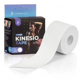   4YourHealth Кінезіологічний тейп Kinesio Tape (5см*5м) Блакитний