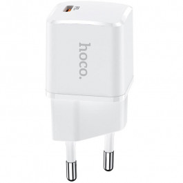Hoco N10 Starter Single Port PD20W Charger White