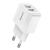 Baseus USB Wall Charger 2xUSB 2.1A Mini Dual-U White (CCALL-MN02) - зображення 2