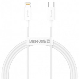 Baseus Lightning to USB Type-C Superior Series PD 1m White (CATLYS-A02)