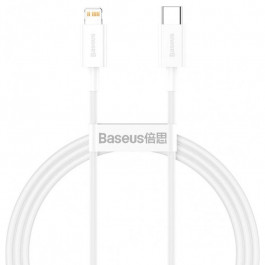   Baseus Lightning to USB Type-C Superior Series PD 1m White (CATLYS-A02)