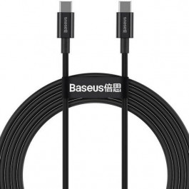 Baseus Superior Series Fast Charging Data Cable Type-C to Type-C 2m Black (CATYS-C01)