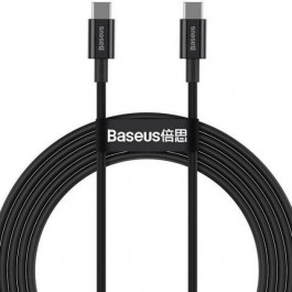   Baseus Superior Series Fast Charging Data Cable Type-C to Type-C 2m Black (CATYS-C01)