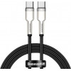 Baseus Cafule Series Metal Data Cable Type-C to Type-C 100W 1m Black (CATJK-C01) - зображення 1