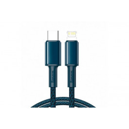   Baseus High Density Braided Fast Charging Data Cable Type-C to iP PD 20W 1m Blue (CATLGD-03)