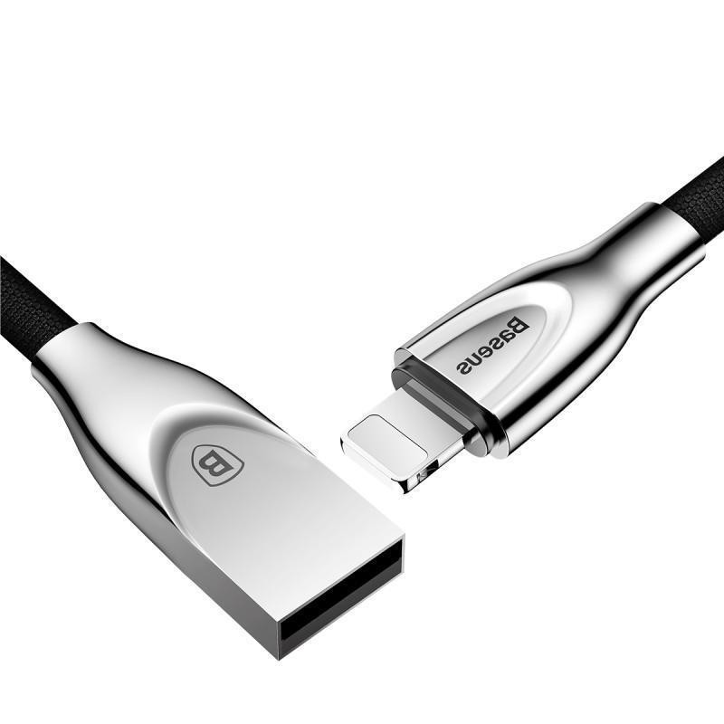 Baseus USB Cable to Lightning Zinc 1m Black (CALXN-01) - зображення 1