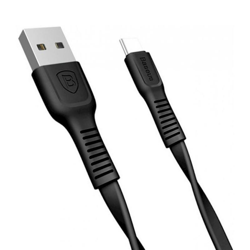 Baseus USB Cable to USB-C Tough 1m Black (CATZY-B01) - зображення 1