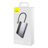 Baseus Multifunctional Type-C with a Retractable Clip Silver (CAHUB-DA0G) - зображення 8