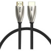 Baseus Horizontal HDMI 1m Silver/Black (CADSP-A01) - зображення 1