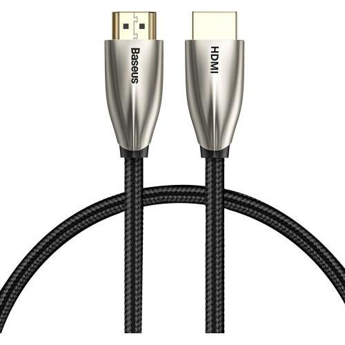 Baseus Horizontal HDMI 1m Silver/Black (CADSP-A01) - зображення 1