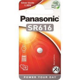Panasonic SR616 bat(1.55B) Silver Oxide 1шт (SR-616EL/1B)
