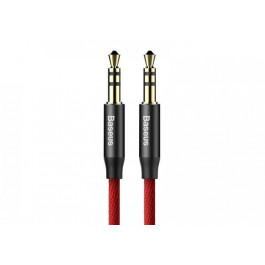 Baseus Audio Cable AUX 3.5mm Jack M30 Yiven 1m Red/Black (CAM30-B91)