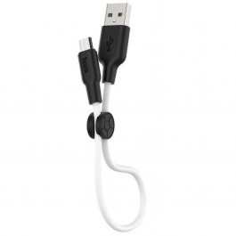 Hoco X21 Plus Micro USB 0.25m Black/White