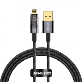 Baseus Explorer Series Intelligent Power-Off Lightning Cable 2m Black (CATS000501)