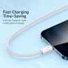 Baseus Dynamic Series Fast Charging Data Cable USB to Lightning 2m White (CALD000502) - зображення 4
